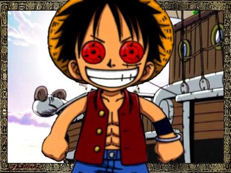 Monkey D Luffy With The Sharingan Shawn Craddock Flickr