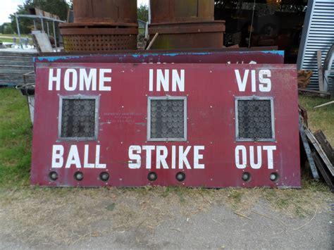 Old Baseball Scoreboard Free Stock Photo Public Domain Pictures