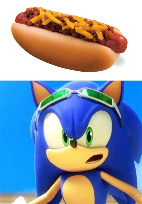 Sonic The Hedgehog Many Times In The Comic Series Chili Dogs Have Been