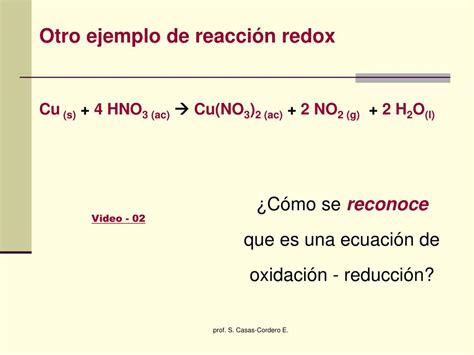 Ppt Reacciones Redox Powerpoint Presentation Free Download Id5462431