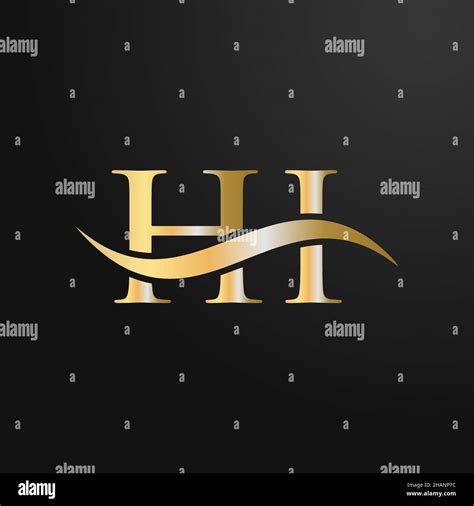 Letter Hi Logo Design Template Hi H I Letter Logo Modern Flat