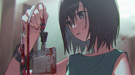 Fond d écran Anime art numérique ouvrages d art D du sang x Alecto