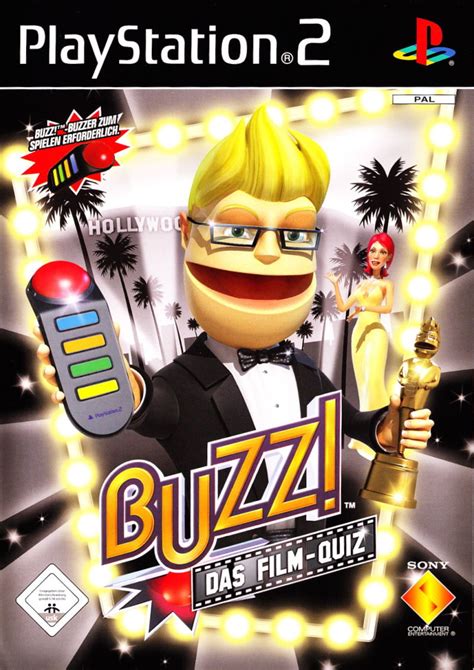 Buzz The Hollywood Quiz 2007 Playstation 2 Box Cover Art Mobygames