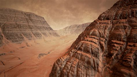 Martian Canyon By Jakub Cieślik Human Mars