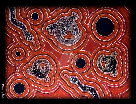 Aboriginal Art Print 2 By DesuDan On DeviantArt