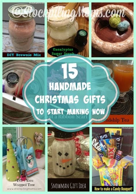 15 Handmade Christmas Ts To Start Making Now Stockpiling Moms