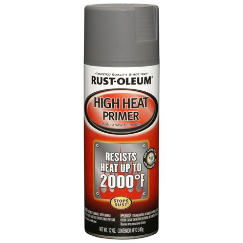 Rust Oleum Automotive 12 Oz High Heat Primer Gray Spray Paint 249340