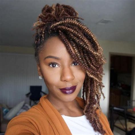 My favorite thing about this ombre box braid is its versatility. 30 Hot Kinky Twist Hairstyles to Try in 2020