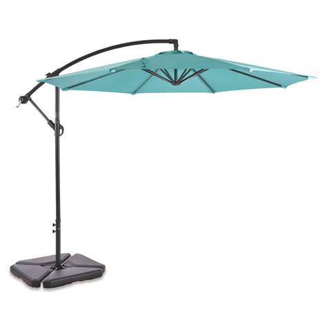 Weller 10 Ft Offset Cantilever Hanging Patio Umbrella