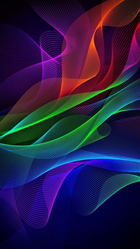 Download Abstract Razer Colorful 4k Phone Wallpaper