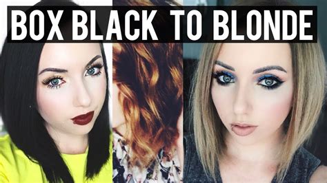 Don't get ahead of yourself. BOX BLACK TO BLONDE HAIR TRANSFORMATION [Silver hair ...