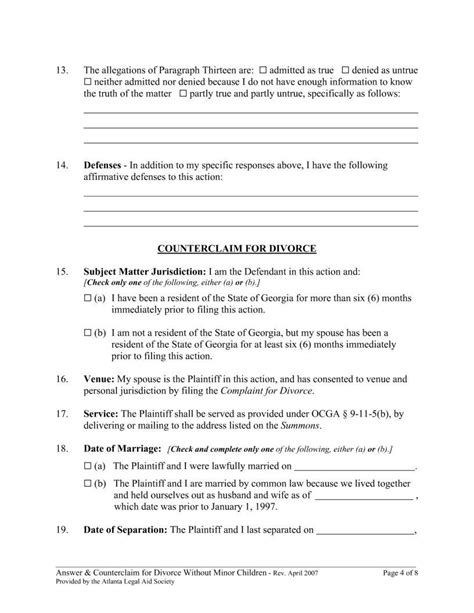 Divorce Decree Sample ≡ Fill Out Printable Pdf Forms Online