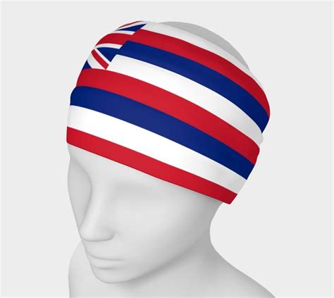 Flag Of Hawaii Headband Bandanahead Bandsneck Scarfyoga Etsy