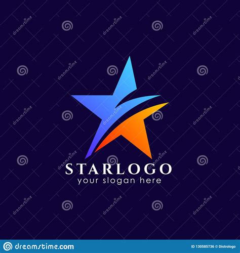 Star Logo Design Stock Template Star Vector Icon Stock Vector