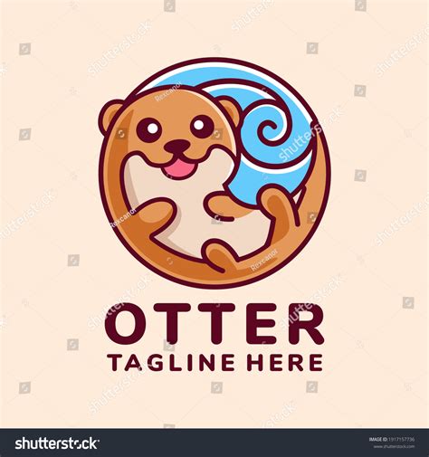 Otter Logo 867 Bilder Stockfoton Och Vektorer Shutterstock