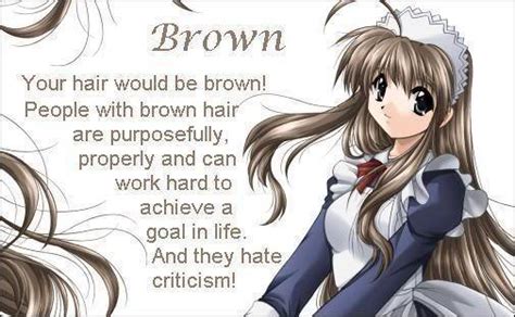 Besides being statement hairstyles for these anime characters, anime hairstyles also tell us more about their personalities. Anime hair brown - Anime Fan Art (18070943) - Fanpop