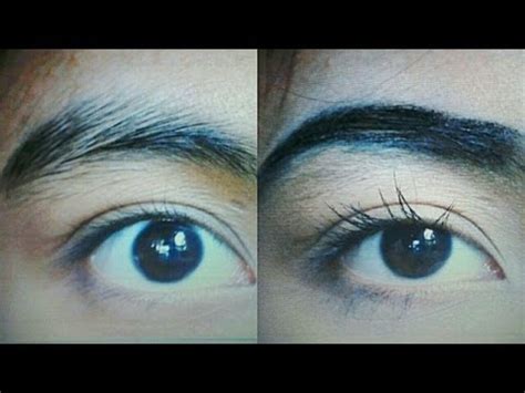 Gigih la melukis kening sorang2 kat rumah. Kening awesome tanpa cukur! ;D Tutorial kening - YouTube
