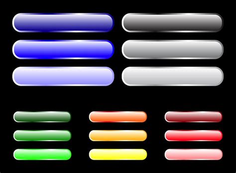 Download Glossy Buttons Vector