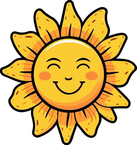 Ai Generated Happy Sun Clipart Design Illustration 36520677 Png