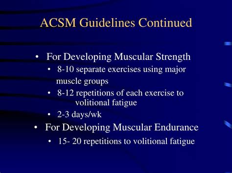 Acsm stands for american college of sports medicine. PPT - AMERICAN COLLEGE OF SPORTS MEDICINE HEALTH/FITNESS ...