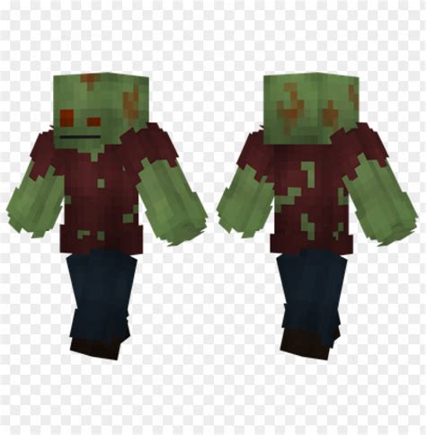 Free Download Hd Png Minecraft Skins Rotten Zombie Skin Png