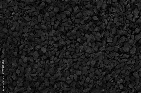 Natural Stone Pattern For Background Black And Grey Stone Gravel
