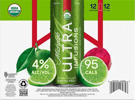 Michelob Ultra Lime Beer 12 Ct 12 Fl Oz Shipt