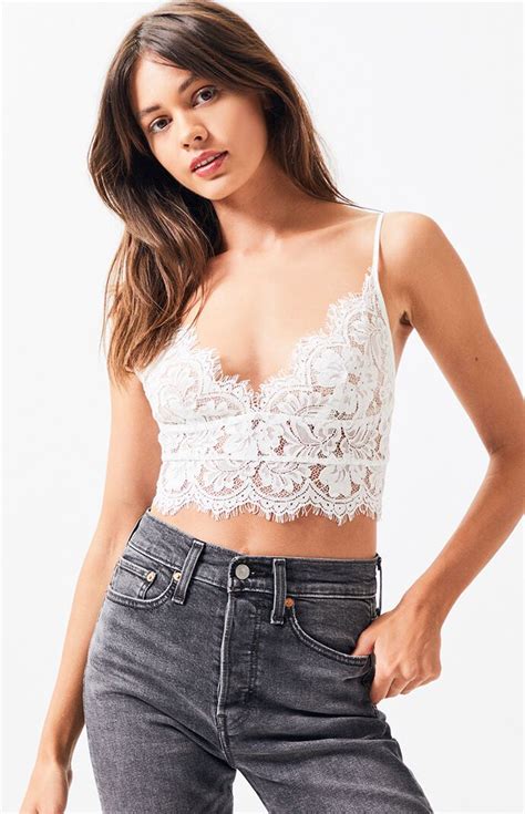 Lottie Moss Lace Bralette Top At In 2020 Lace Bralette Top