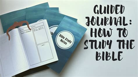 New Blue Bible Study Notes Guided Journals How To Study The Bible