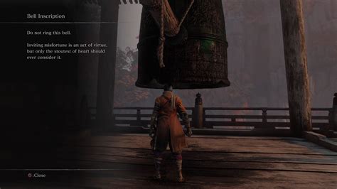 Sekiro Shadows Die Twice Increase Difficulty With The Demon Bell