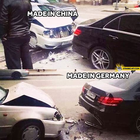 The china made in germany at this time was designed for the general population rather than for nobility and aristocrats. Car crash made in China made in Germany Mercedes ...