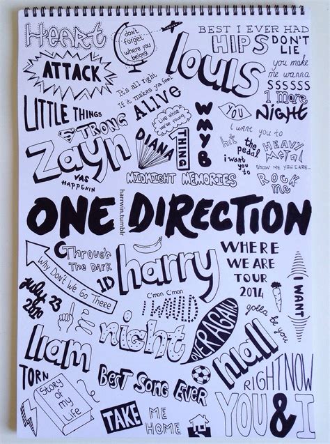 Fan Art One Direction 1d Lyrics One Direction Quotes Direction
