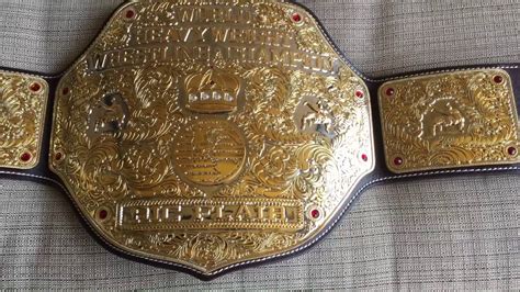 Loomis Big Gold Real Championship Wrestling Belts Ric Flair Sting Youtube