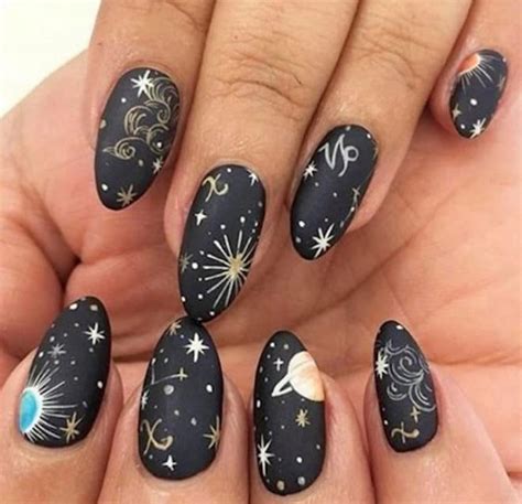 Nine Of The Dreamiest Zodiac Nails Inspired By Astrology