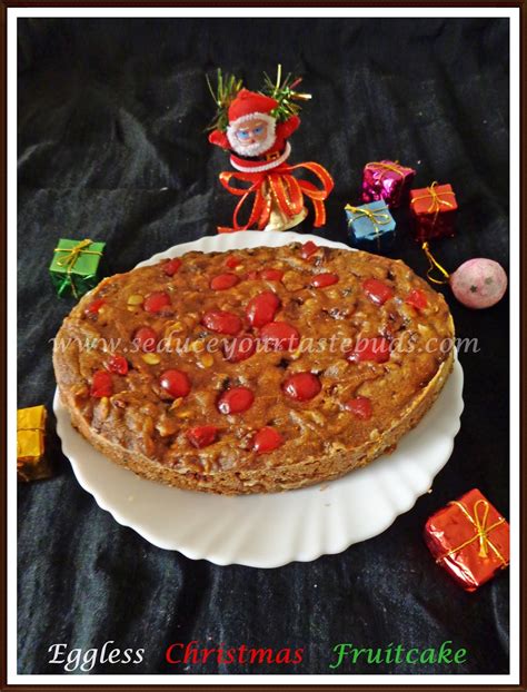 Filled with apples, pears and raisins, this spice cake is dressed up with a streusel topping. Eggless Christmas Fruit Cake #2 [No Soaking / Alcohol Free ...