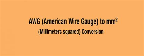 Gratificante Inconsistente Pendiente Equivalencia Cables Awg Y Mm2