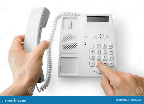 Phone Stock Photo Image Of Caller Dialup Call Answering 2430426