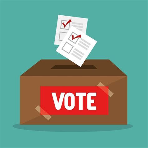 Diseño De Voto De Elecciones De Dibujos Animados Descargar Vectores