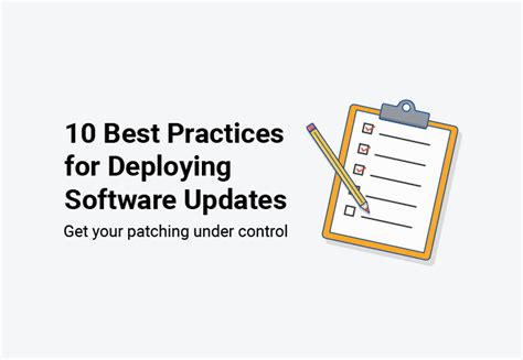 10 Best Practices For Deploying Software Updates Pdq