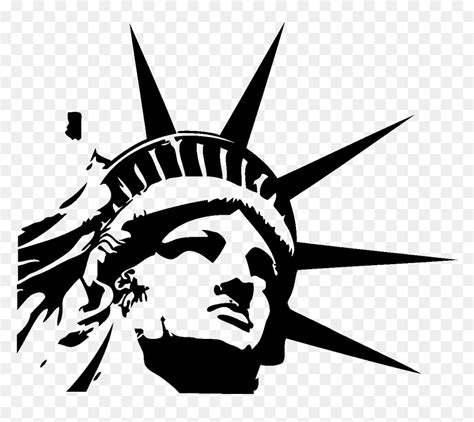 Statue Of Liberty Head Logo Hd Png Download Vhv