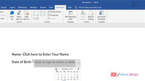 Create A Fillable Form In Word Printable Templates Free