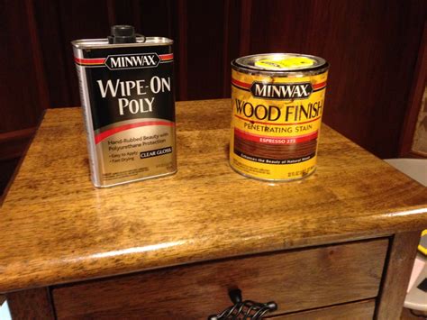 The way i see it is why buy something else when what you have been using always works best answer: After the Espresso stain had dried, I rubbed on three ...