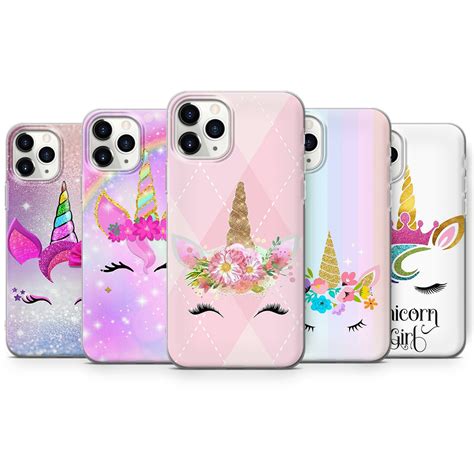 Unicorn Girl Gel Phone Case For Iphone Se 5 6 7 8 12 11 Xs Xr Etsy
