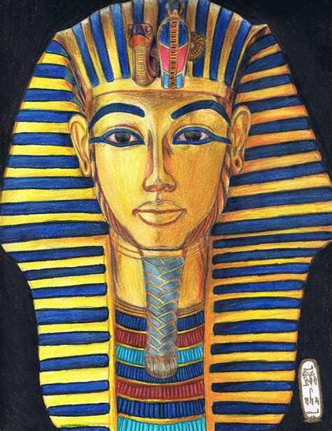 The Gold Mask Of Tutankhamun By Myworld1 On Deviantart