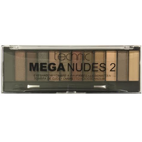 Technic 12pc Mega Nudes 2 Eyeshadow Palette Tray X 12 Exquisite Cosmetics
