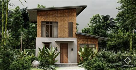 Modern Bahay Kubo Design With Native Furniture Pieces Best House Design