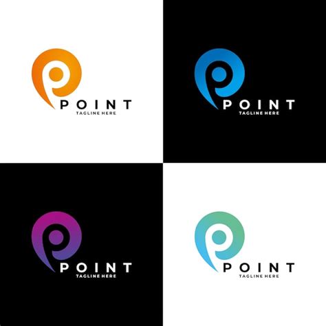 Premium Vector Letter P Pin Logo Concept