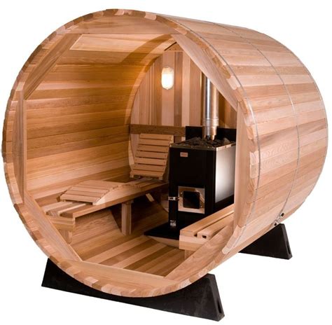 Scan Barrel Sauna With Porch 6 X 6 Backcountry Hot Tubs And Saunas