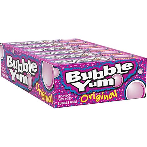 Bubble Yum Original Flavor Bubble Gum Individually Wrapped Oz Pack