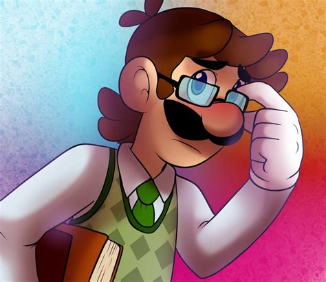 Geek Luigi By Baconbloodfire On Deviantart